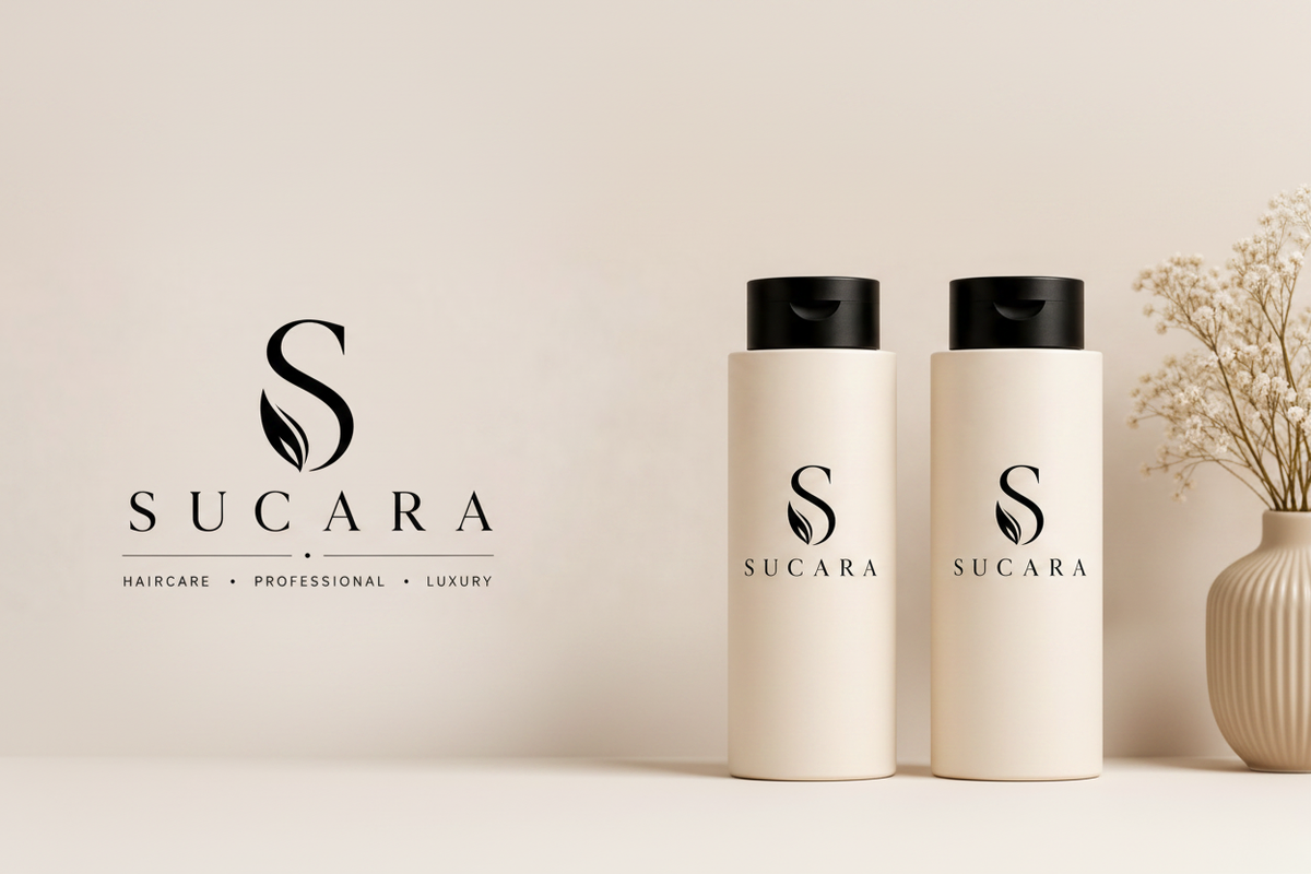 Sucara mobiele banner met logo